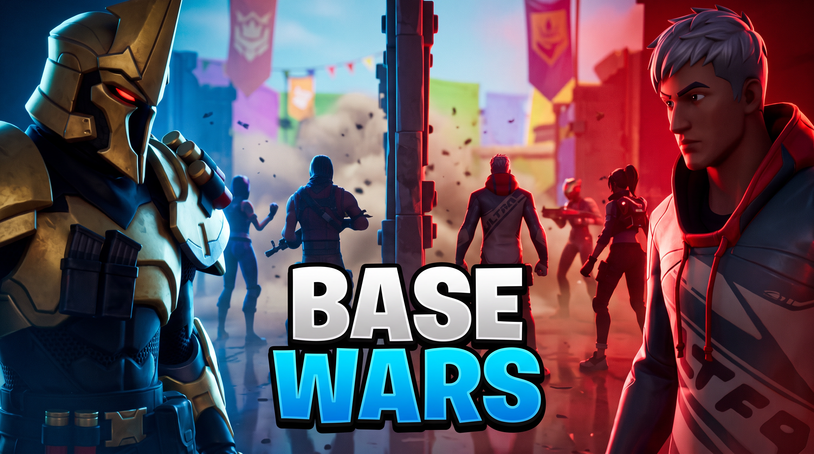 Fortnite thumbnail in Key art style, generated with Nano Banana 2 at 2K
