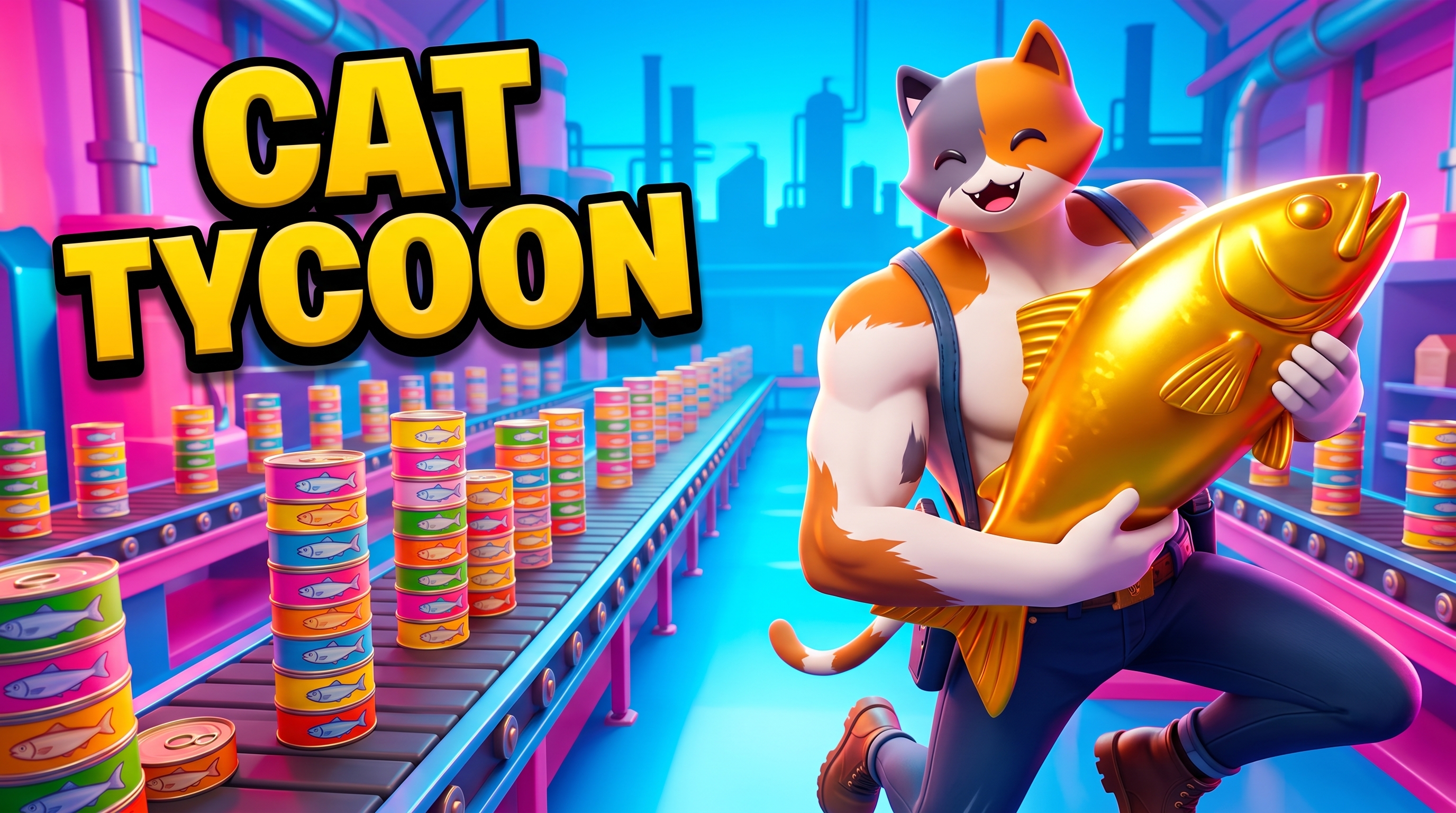 Fortnite thumbnail in Tycoon style, generated with Nano Banana 2 at 2K