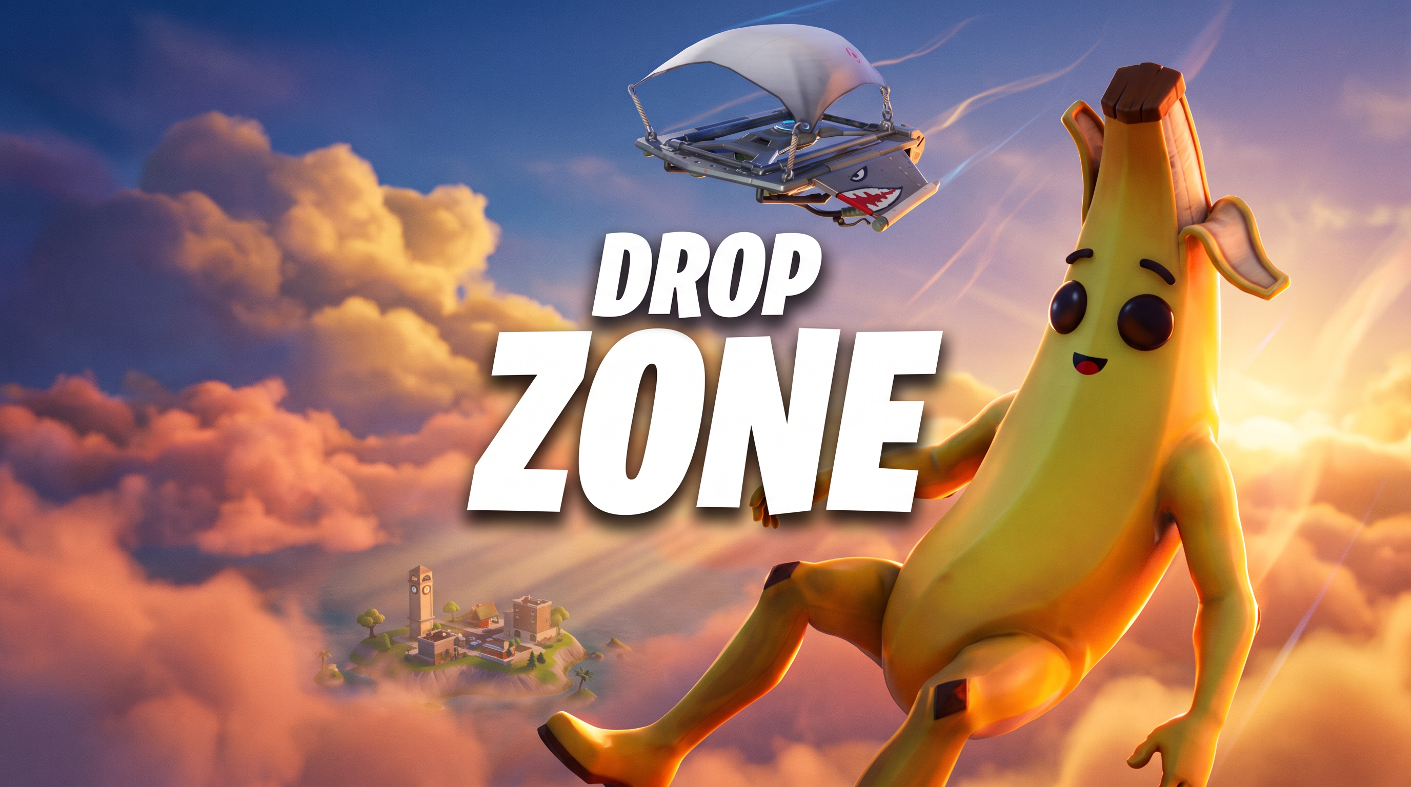 Fortnite thumbnail in Key art style, generated with Nano Banana Pro at 2K