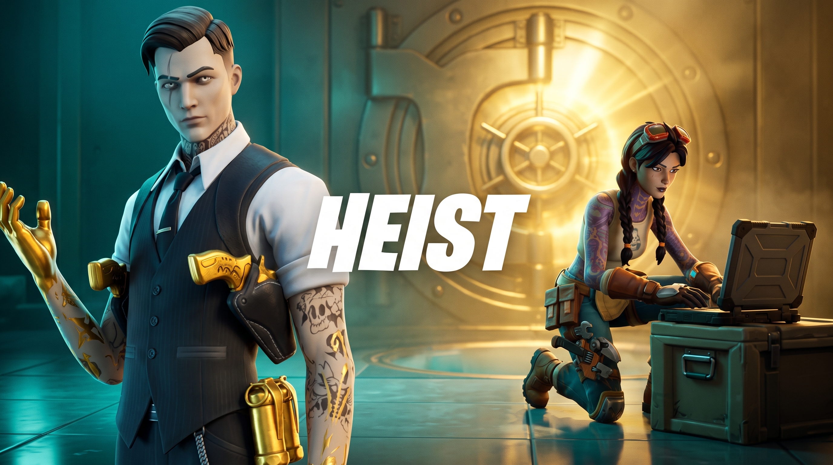 Fortnite thumbnail in Key art style, generated with Nano Banana 2 at 2K