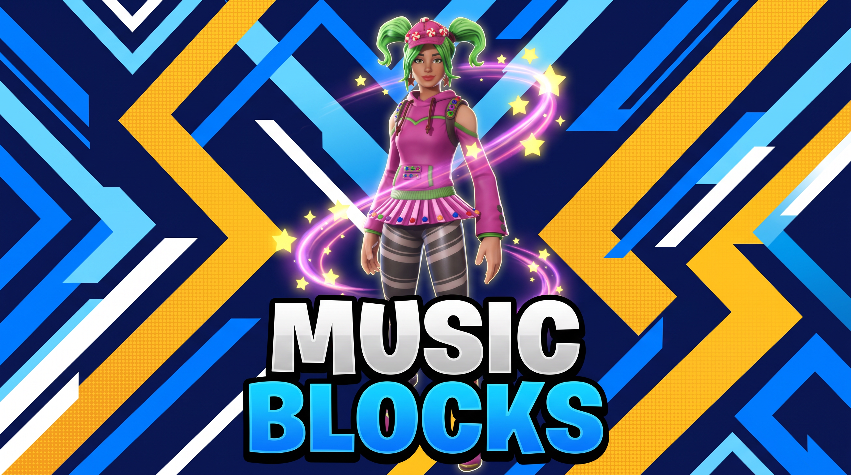 Fortnite thumbnail in Brand poster style, generated with Nano Banana 2 at 2K