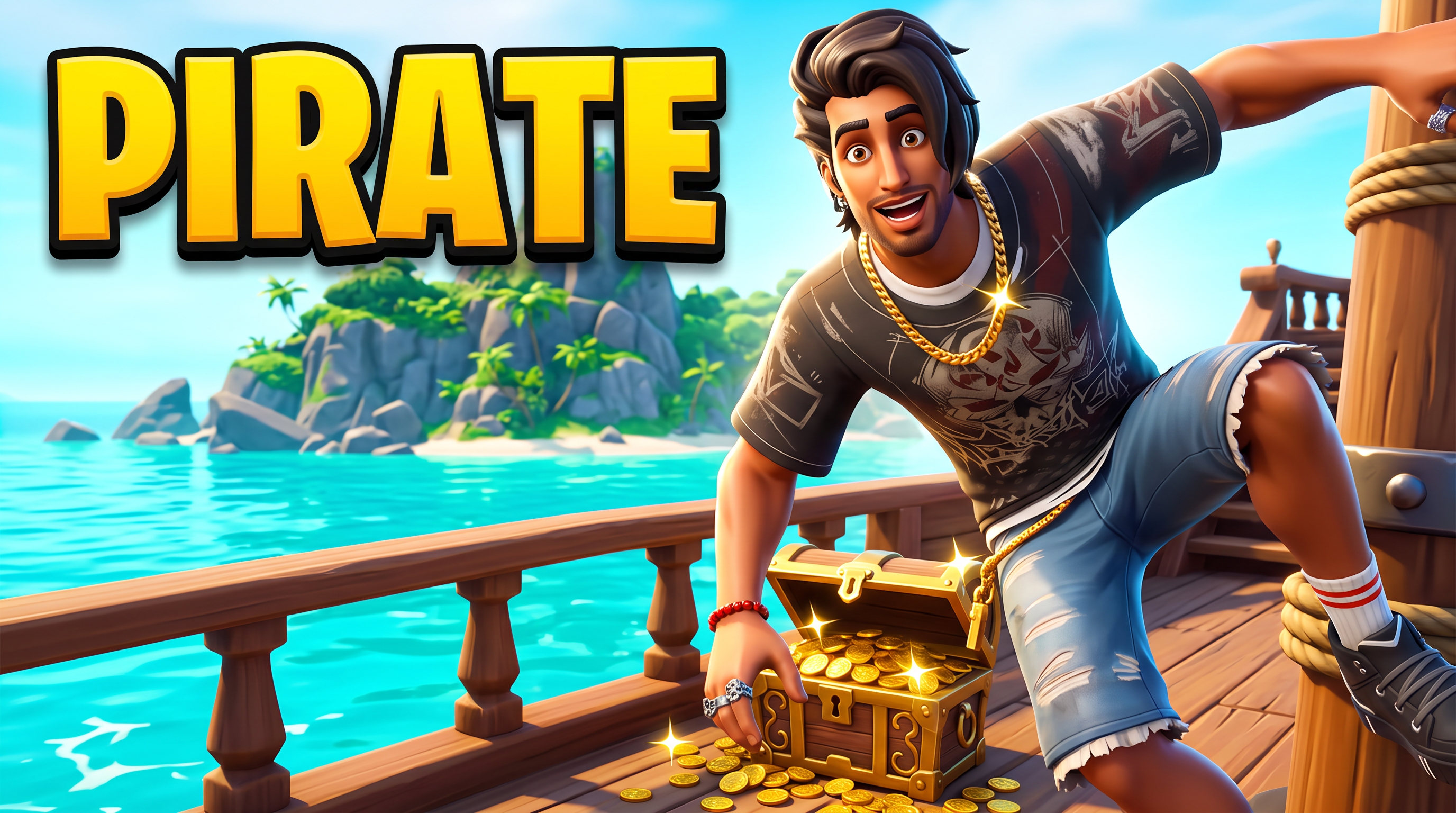 Fortnite thumbnail in Thumbnail style, generated with Nano Banana 2 at 2K