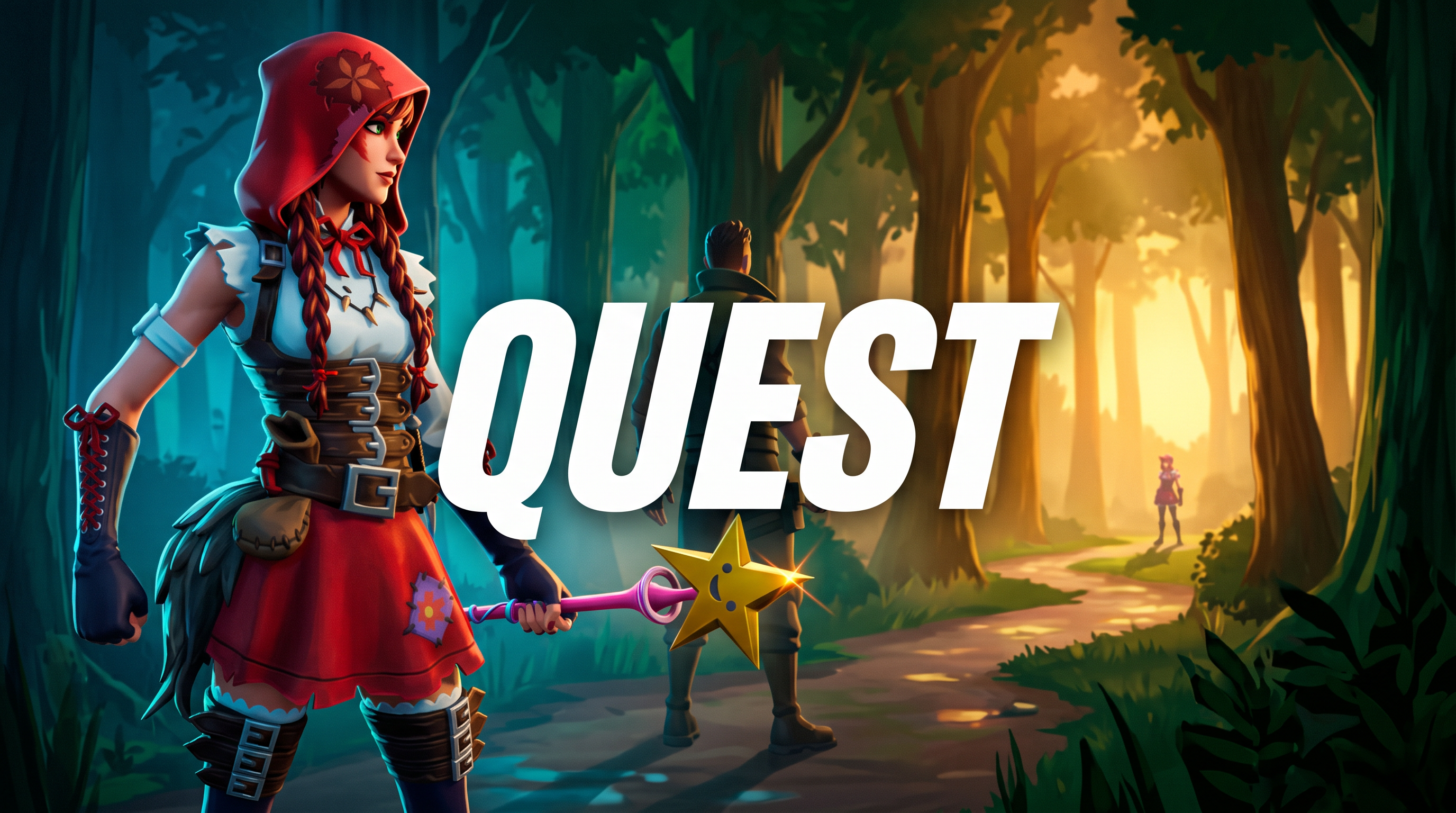 Fortnite thumbnail in Key art style, generated with Nano Banana 2 at 2K