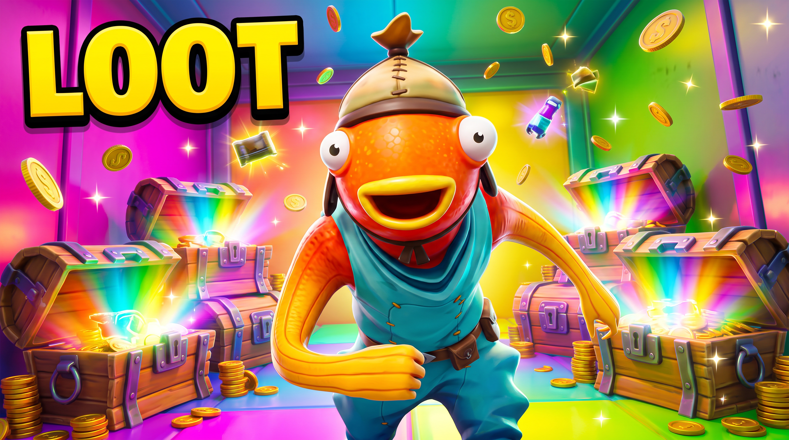 Fortnite thumbnail in Thumbnail style, generated with Nano Banana 2 at 2K