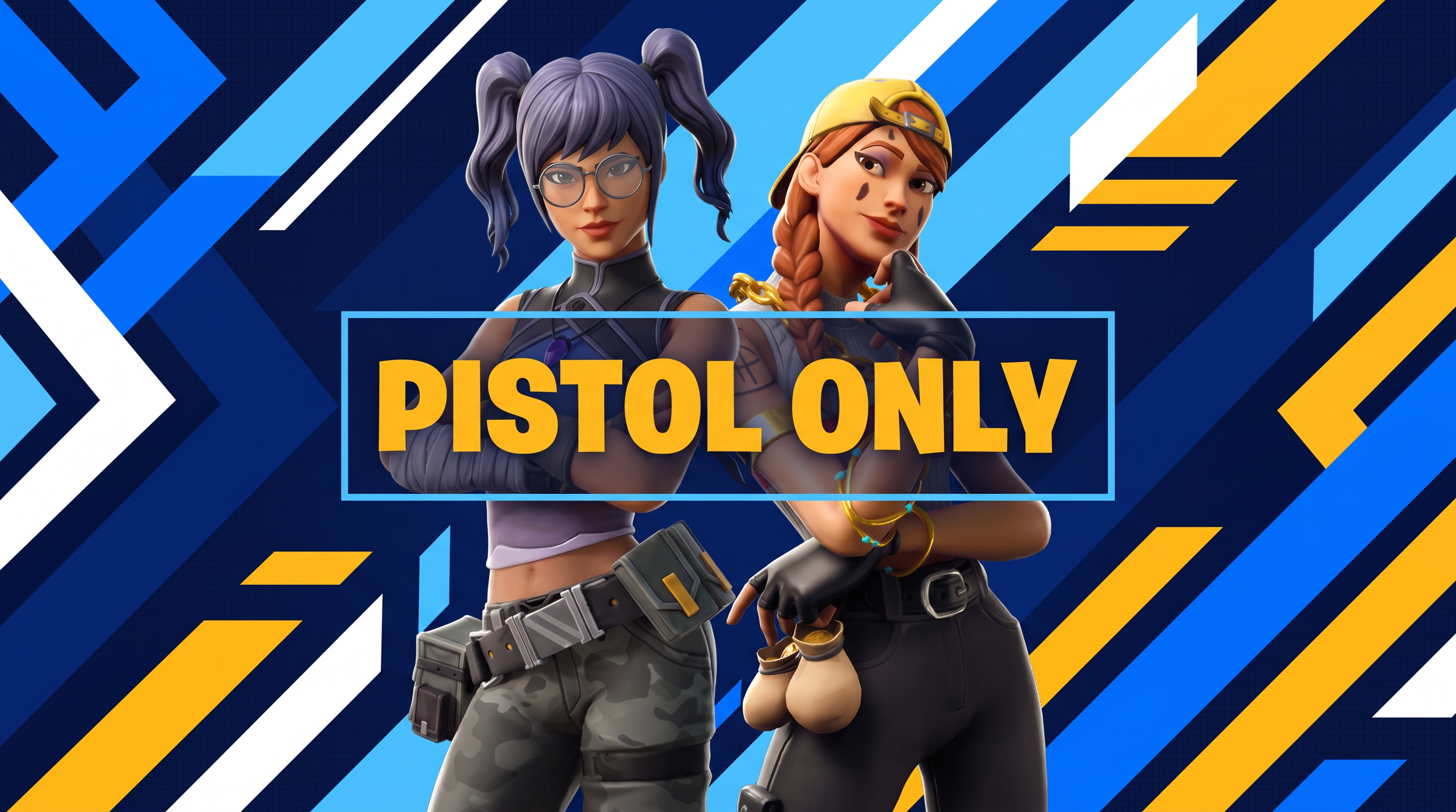 Fortnite thumbnail in Brand poster style, generated with Nano Banana 2 at 2K